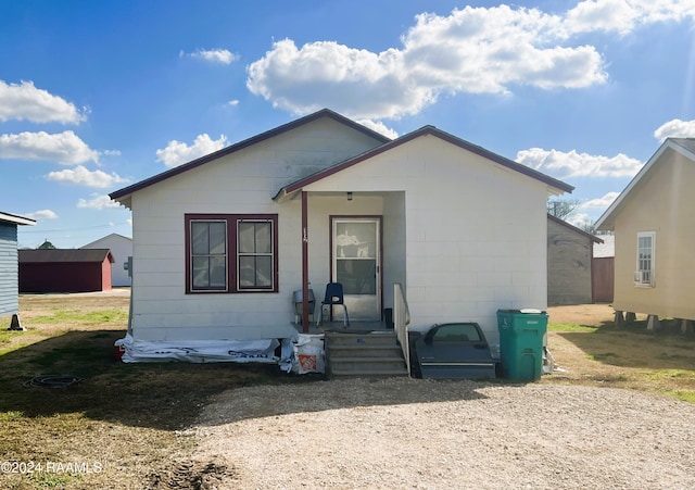 view of front of property