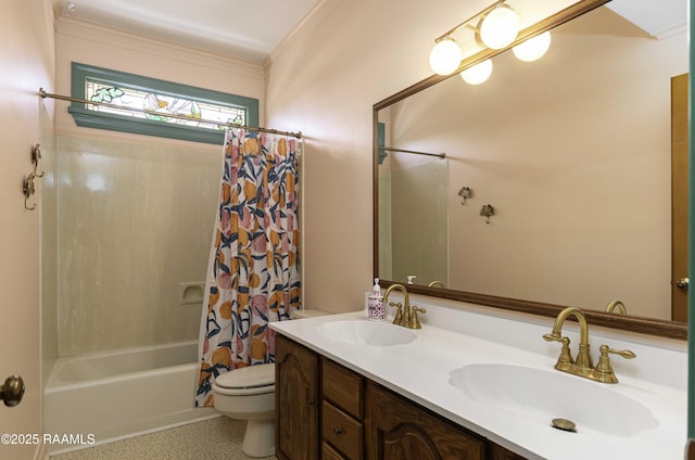 211 Ursuline St, Lafayette, LA 70506 - bathroom featuring shower / tub combo and double vanity