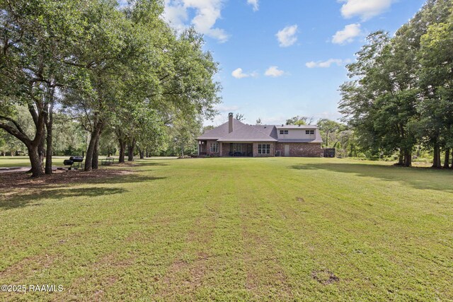 view of yard