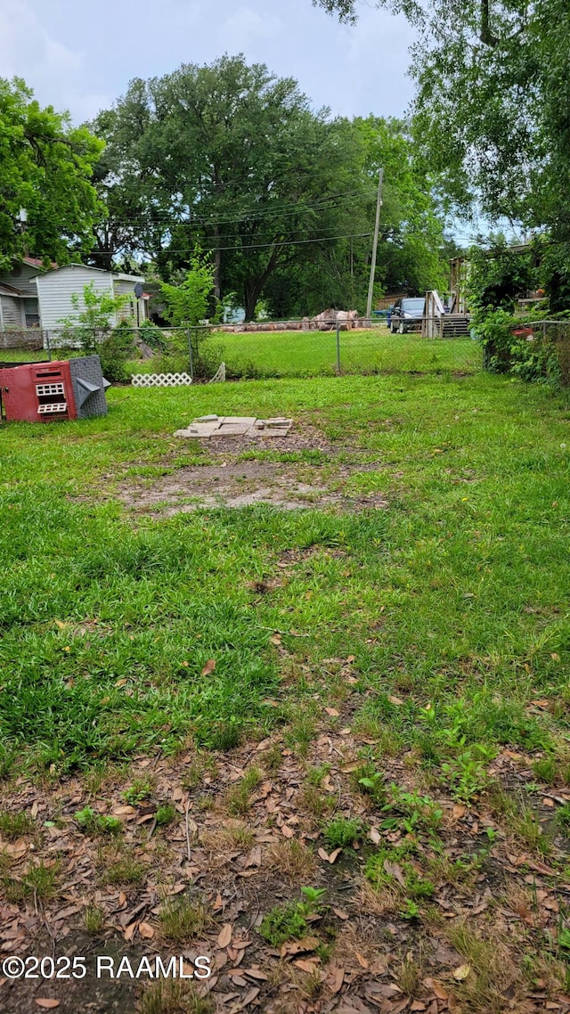 205 F St, Duson, LA 70529 - view of yard featuring fence