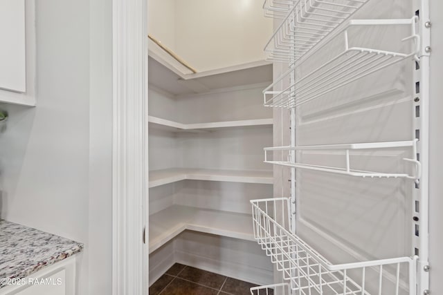 view of pantry