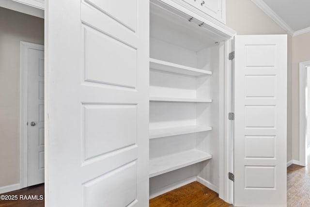 view of closet