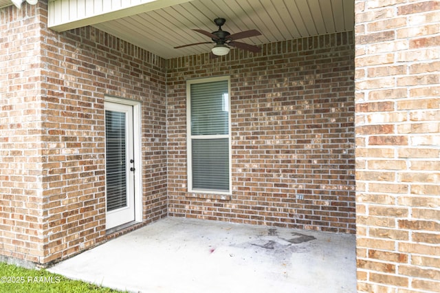 115 Maddox Jude Dr, Maurice, LA 70555 - view of patio with a ceiling fan