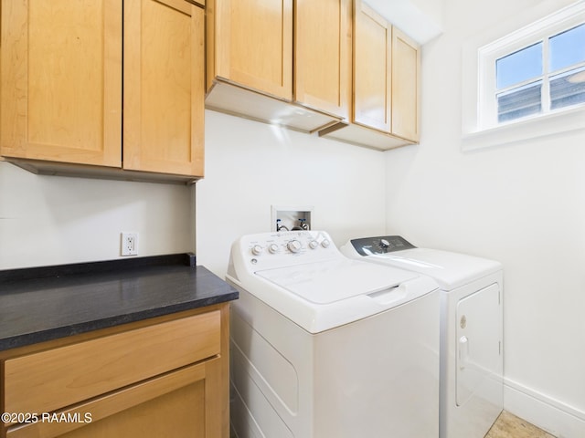 1127 Camellia Blvd Unit H1, Lafayette, LA 70508 - washroom with cabinet space and washing machine and clothes dryer