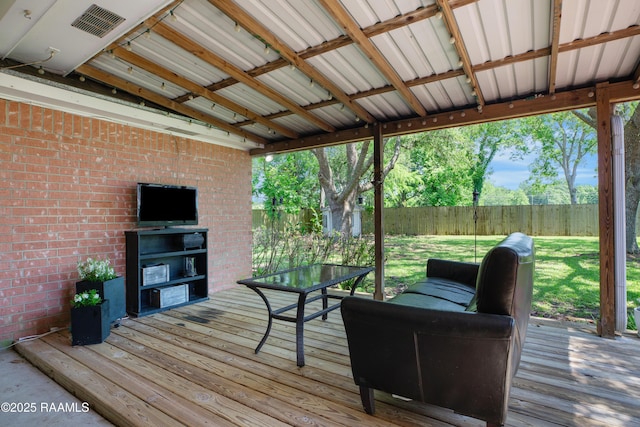 502 River Woods Dr, Lafayette, LA 70508 - view of wooden terrace