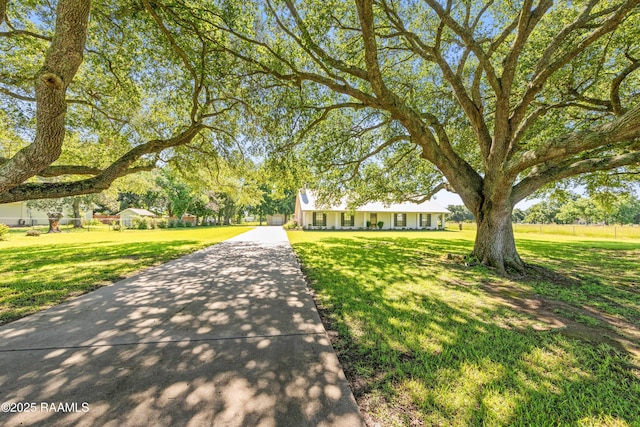 319 Roger Rd, Lafayette, LA 70507 - view of front of home with a front yard