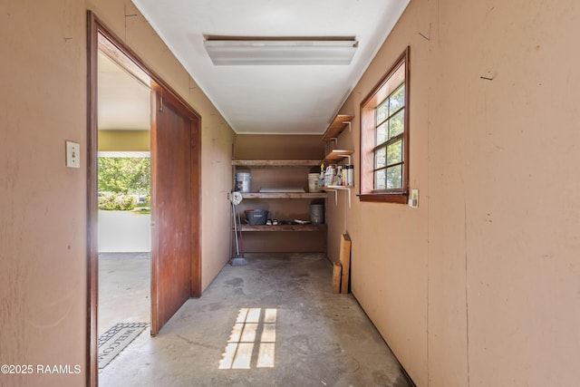 319 Roger Rd, Lafayette, LA 70507 - hall with unfinished concrete flooring