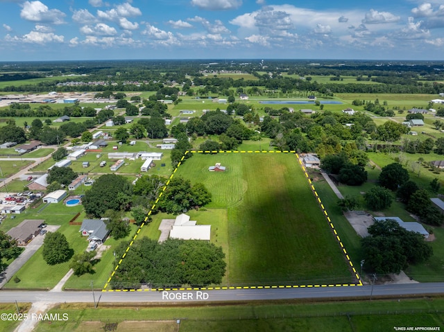 319 Roger Rd, Lafayette, LA 70507 - aerial view of property and surrounding area with property boundaries highlighted