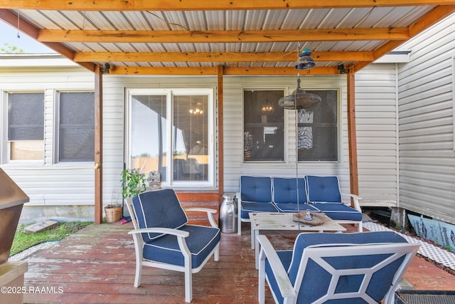 202 Sapphire Dr, Lafayette, LA 70506 - view of patio / terrace with a wooden deck