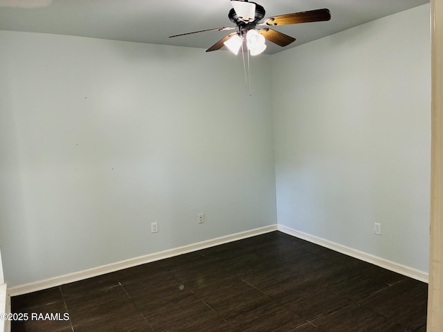 104 Bismark Dr, Broussard, LA 70518 - empty room featuring ceiling fan and baseboards