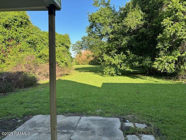 505 Fairview Ave, Abbeville, LA 70510 - view of green lawn featuring a patio