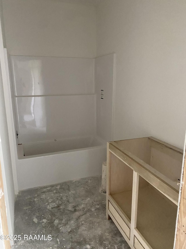 203 Deerfield Loop, Duson, LA 70529 - bathroom with concrete floors and a tub to relax in