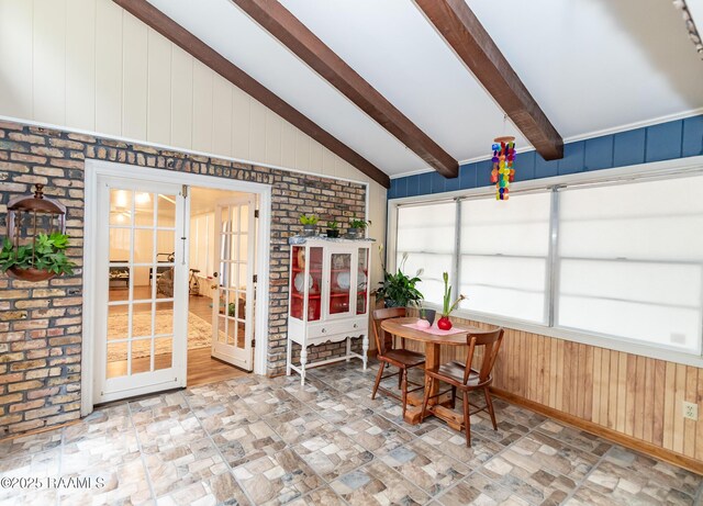 2405 S Chataignier Rd, Ville Platte, LA 70586 - sunroom / solarium featuring french doors