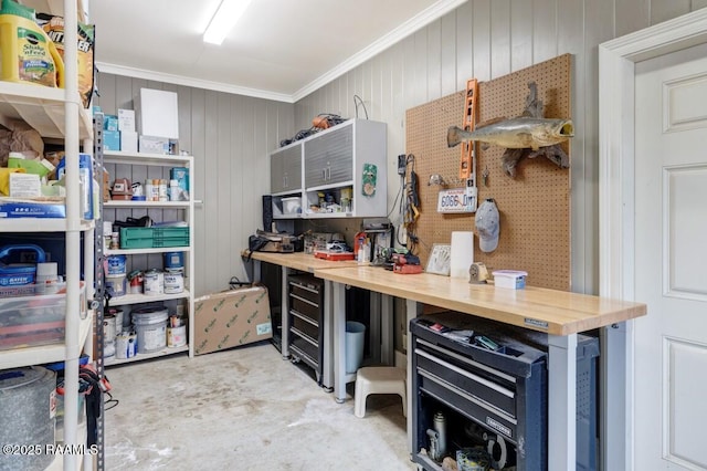 view of storage room