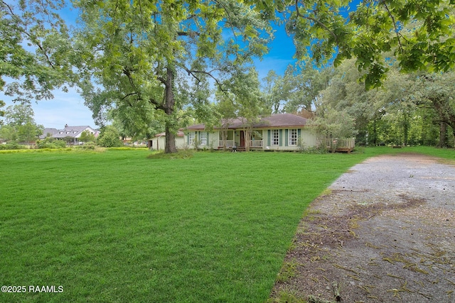 700 Guidry Rd, Lafayette, LA 70503 - view of front of property featuring a front lawn
