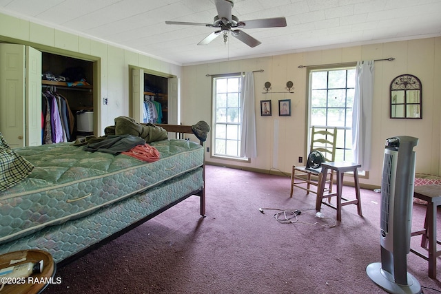 700 Guidry Rd, Lafayette, LA 70503 - bedroom featuring ornamental molding and carpet