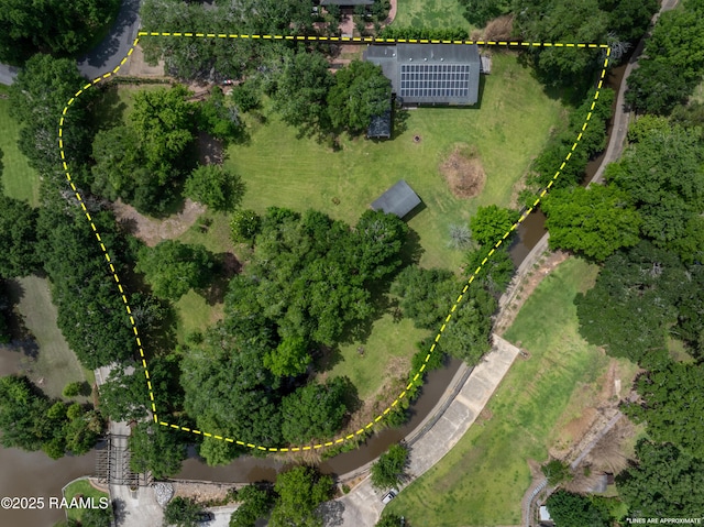 807 Cambridge Dr Res, Unit Res, Lafayette, LA 70503 - aerial view of property and surrounding area with property parcel outlined
