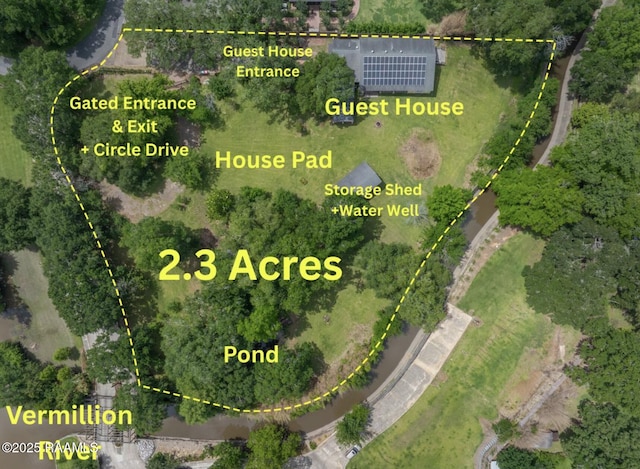 807 Cambridge Dr Res, Unit Res, Lafayette, LA 70503 - map / location with property parcel outlined