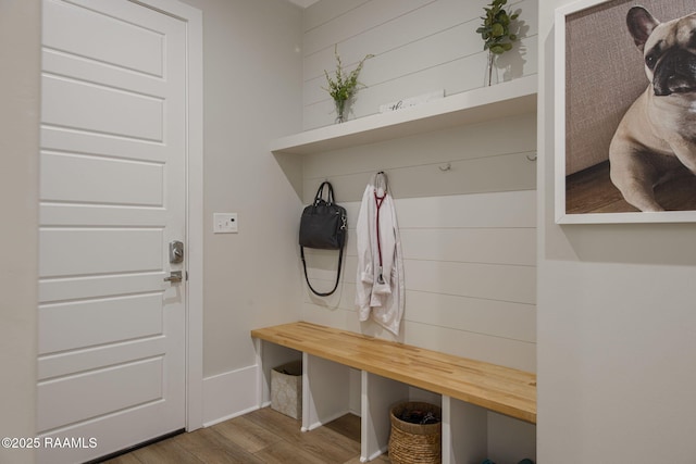 137 Grandview Terrace Dr, Youngsville, LA 70592 - mudroom featuring wood finished floors and baseboards