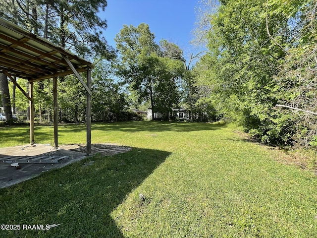 617 E Madison St, Opelousas, LA 70570 - view of green lawn featuring a patio