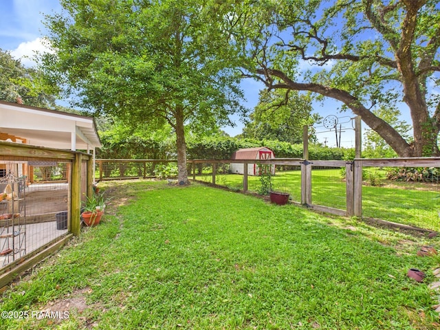 1635 Myrtle Pl, Lafayette, LA 70506 - view of yard with an outbuilding
