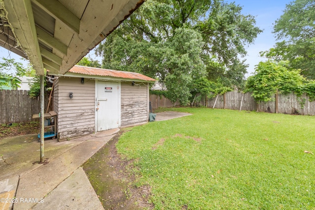 408 Loraine St, Abbeville, LA 70510 - view of yard with an outdoor structure