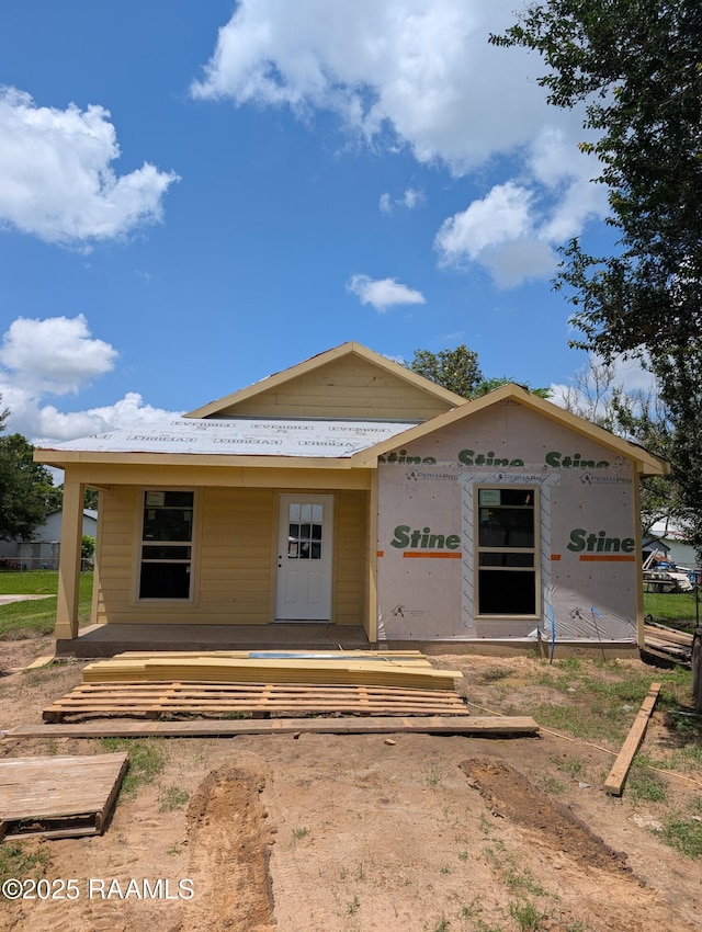 101 Rayland Unit C, Lafayette, LA 70506 - view of front of home with a porch and metal roof