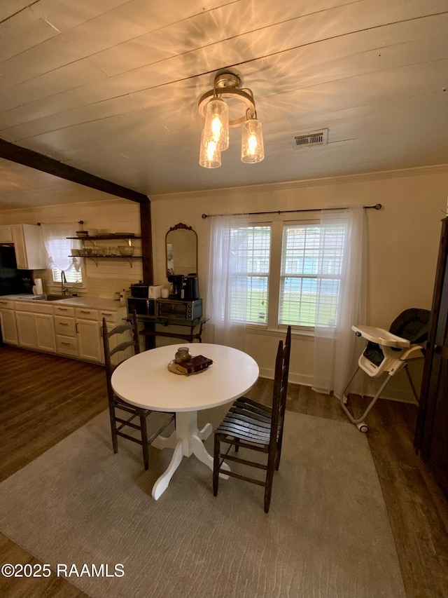 808 6th St, Rayne, LA 70578 - dining area with wood finished floors