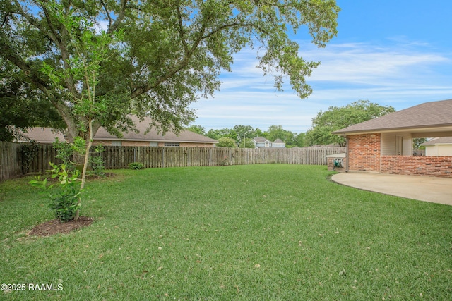 505 River Woods Dr, Lafayette, LA 70508 - view of yard with a patio