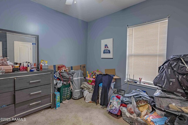 255 Chatrian St, Grand Coteau, LA 70541 - bedroom featuring carpet flooring and a ceiling fan