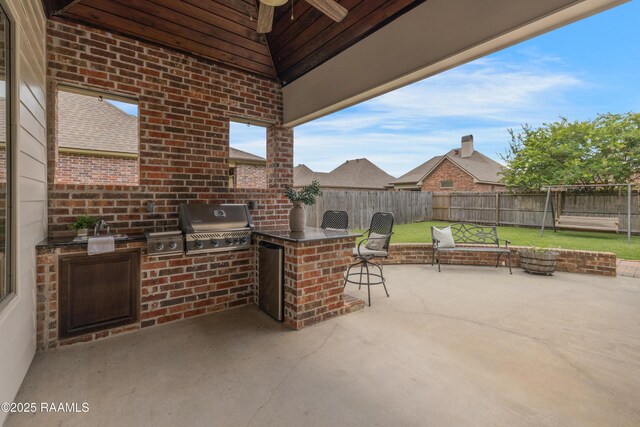 108 Autumnbrook Dr, Broussard, LA 70518 - view of patio with a bar