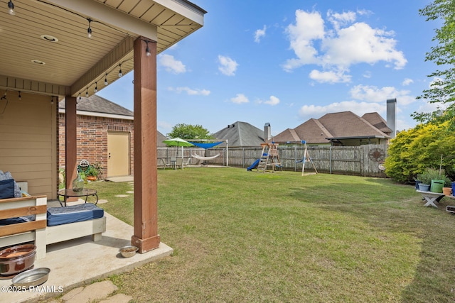 112 Sandhill Crane Dr, Lafayette, LA 70508 - view of yard featuring a playground