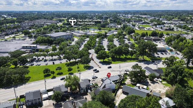 1206 Kaliste Saloom Rd, Lafayette, LA 70508 - aerial perspective of suburban area