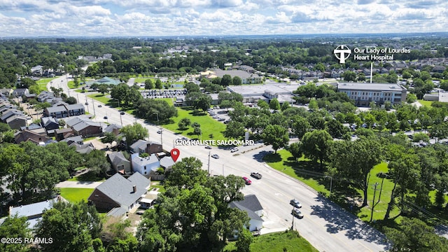 1206 Kaliste Saloom Rd, Lafayette, LA 70508 - aerial view of a tree filled landscape