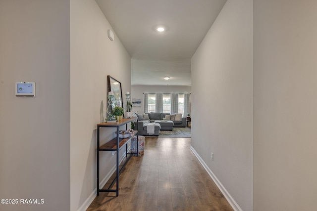 110 Casa Bella Ct, Breaux Bridge, LA 70517 - corridor featuring wood finished floors and baseboards