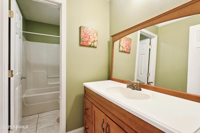 4306 Holly Dr, Slidell, LA 70461 - bathroom featuring vanity and tub / shower combination