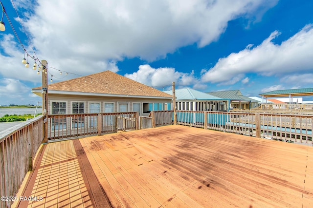 102-104 Trout Ct, Dulac, LA 70353 - view of wooden deck