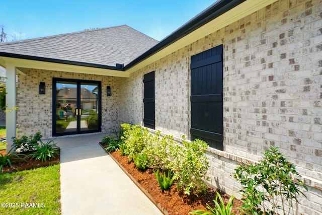 108 Meadowbrook Dr, Broussard, LA 70518 - property entrance featuring brick siding and roof with shingles