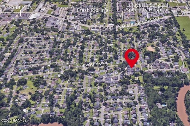 1304 E Bayou Pkwy Unit 4A, Lafayette, LA 70508 - aerial overview of property's location