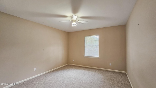 113 Jeanne St, Eunice, LA 70535 - carpeted spare room with a ceiling fan and baseboards