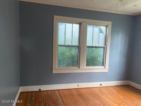 201 Allen St, New Iberia, LA 70563 - spare room with wood finished floors and baseboards