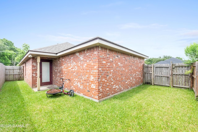 320 Golden Grain, Duson, LA 70529 - back of property with brick siding