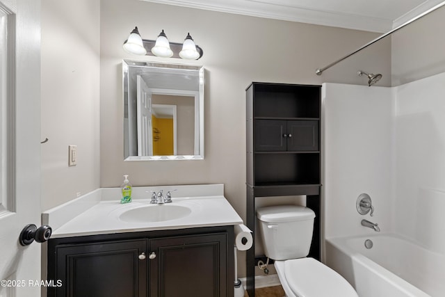 320 Golden Grain, Duson, LA 70529 - bathroom with toilet, vanity, and  shower combination