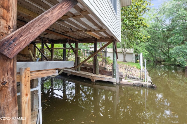 4802 Lafitte St, New Iberia, LA 70560 - dock area featuring a water view