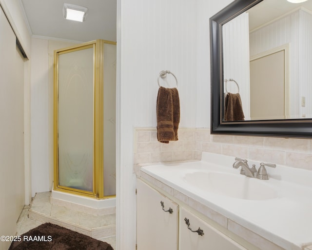 102 Lucas Cir, Lafayette, LA 70508 - full bathroom featuring a shower stall and vanity