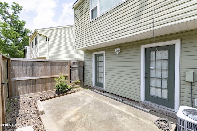 16 Heather Row, Lafayette, LA 70507 - fenced backyard with a patio area and central AC unit