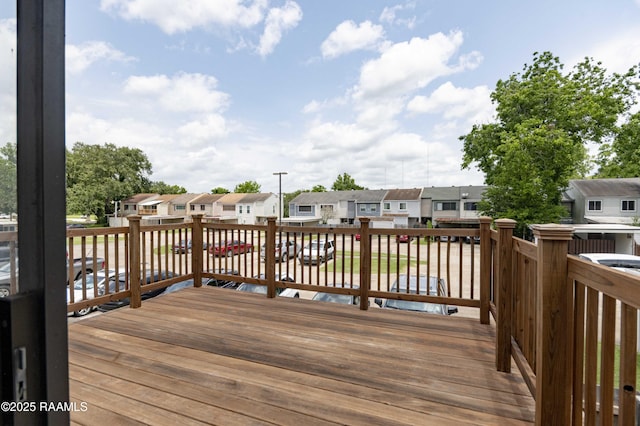 16 Heather Row, Lafayette, LA 70507 - wooden deck with a residential view