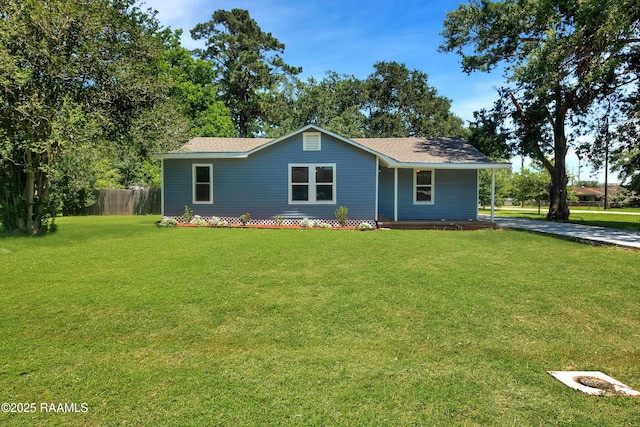 630 Ledoux St, Jennings, LA 70546 - view of ranch-style house