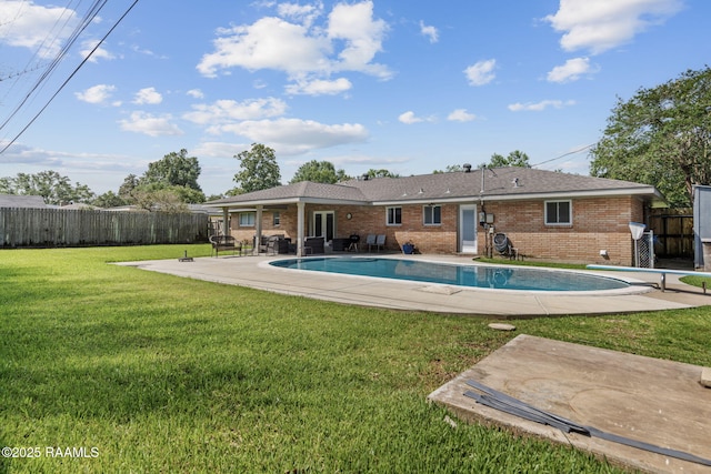 421 Karen Dr, Lafayette, LA 70503 - view of pool with a patio area