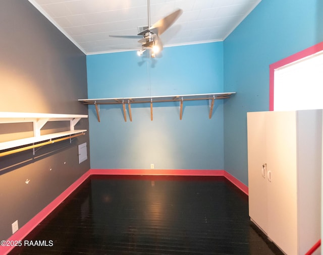 306 Oak St, Iota, LA 70543 - spacious closet featuring ceiling fan